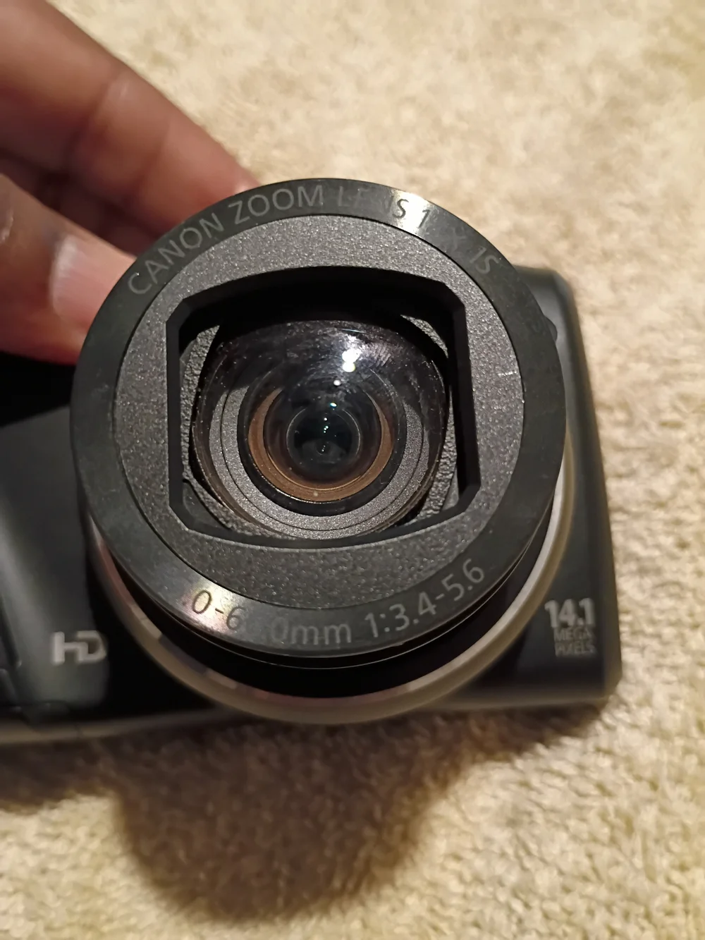 Canon PowerShot SX150 IS 14.1MP Digital Camera (Black) GUC Tested Works